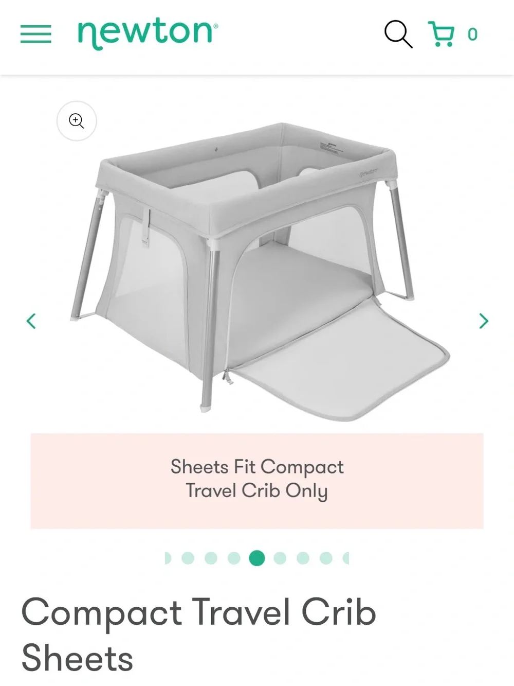 Newton Compact Travel Crib Sheets